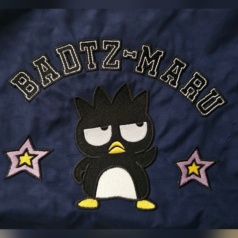 BAGGU X Hello Kitty & Friends UO Exclusive Badtz-Maru Medium Nylon Crescent Bag - Picture 2 of 5